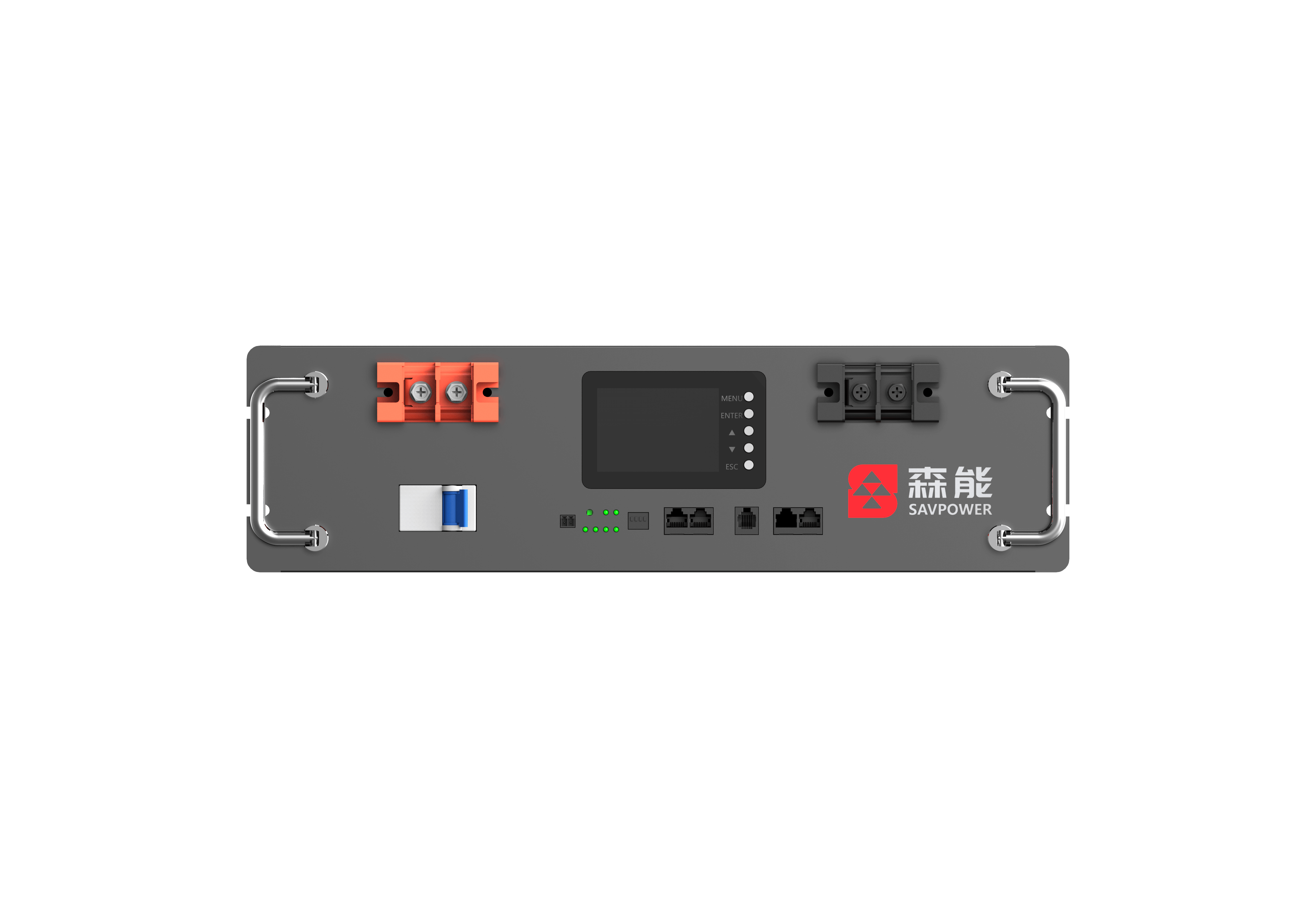 Rack mount and stackable Lithium Battery